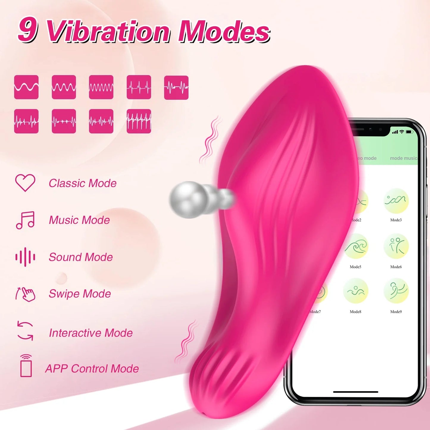 Butterfly Wearable Vibrator Wireless APP Remote Panties Dildo Vibrator for Women Clitoral Stimulator Massage Erotic Sex Toys 18+ luvshop24