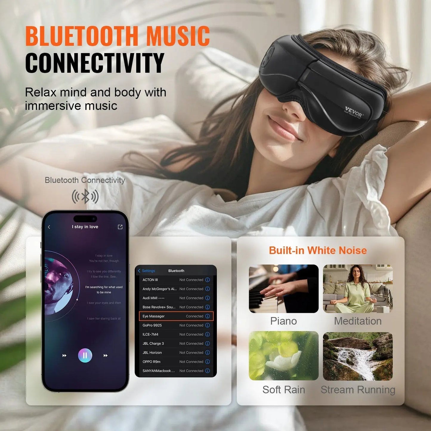 5 Modes Bluetooth Music Eye Massager Device with Heat & Remote for Eye Care luvshop24