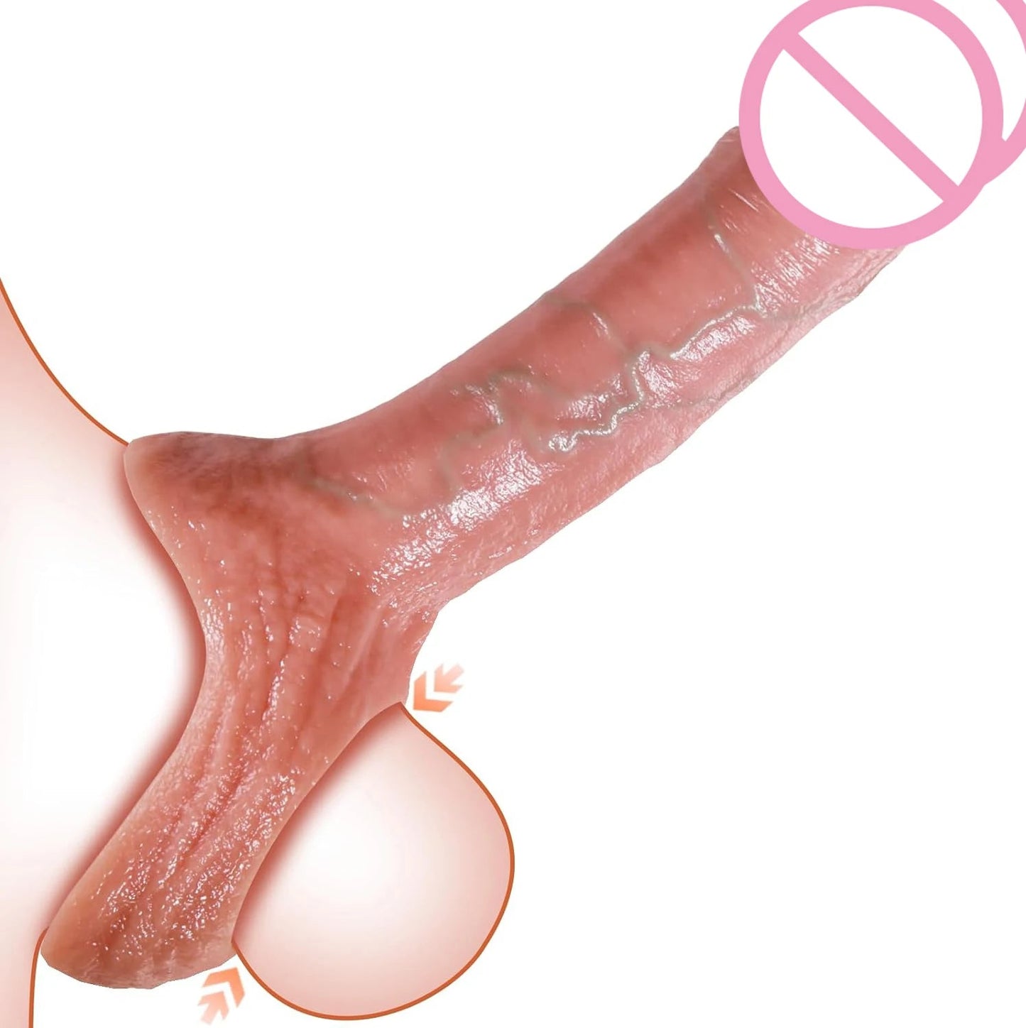 Penis Cock Sleeve Male Sex Toy Penis Enlarger Extender for Men Realistic Dildo Penis Ring to Lock the Sperm Male Penis Training luvshop24