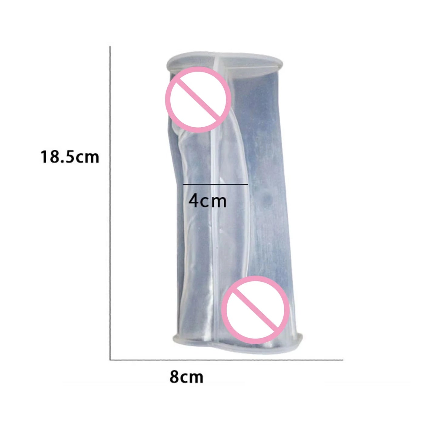 12-18CM Silicone Men Genital Candle Mold Reusable Molds for Crafting Scented Candle Soaps Resin Item DIY Handmake Accessories luvshop24