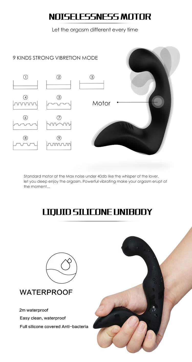 Anal Vibrator Sex Toys For Men/Women Anal Plugs Dildo Vagina Pussy Remote Control Prostate Massager Adult Sex Toys For Men luvshop24