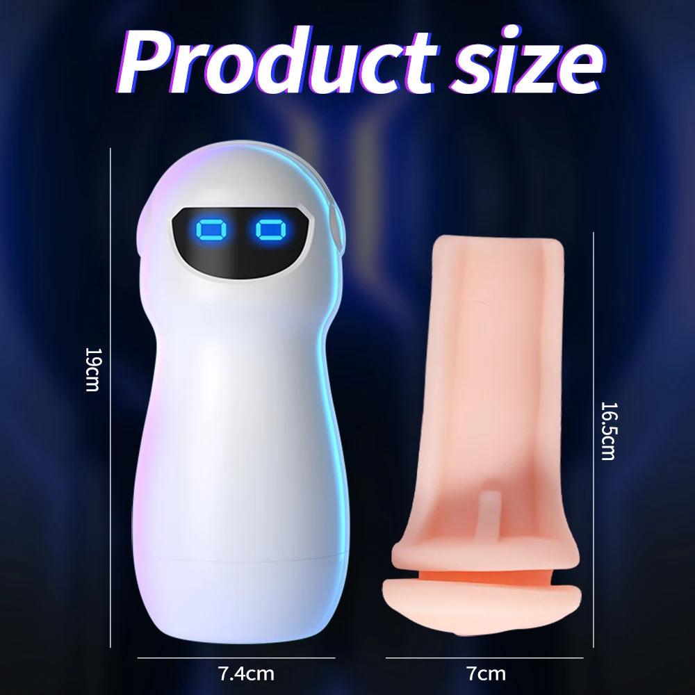 Powerful Sucking Masturbation Cup Realistic Anal Vagina Pocket Pussy Blowjob Massager Male Masturbator Sex Toys for Men 18+ luvshop24