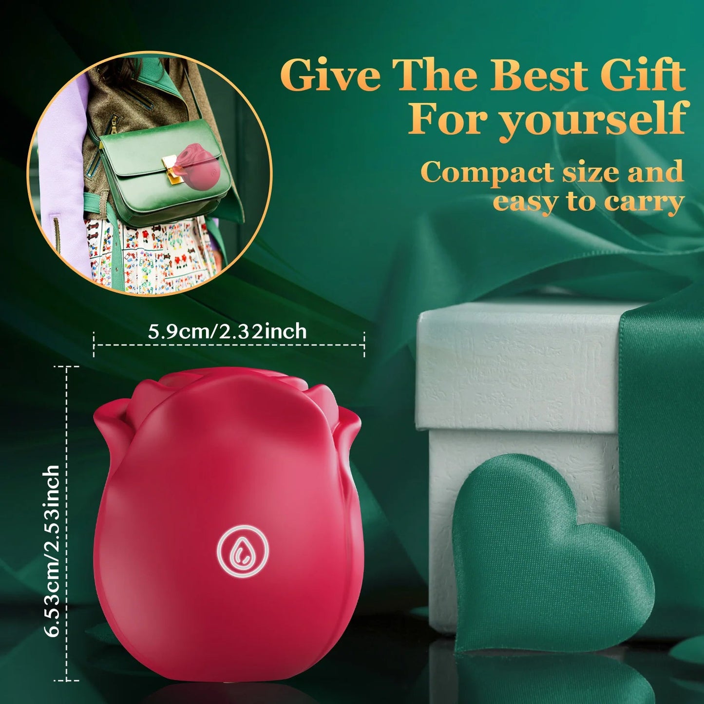 Rose Shape Vagina Sucking Vibrator Nipple Massager Clitoral Vacuum Stimulator Vibrating Female Masturbator Sex Toys for Adults luvshop24