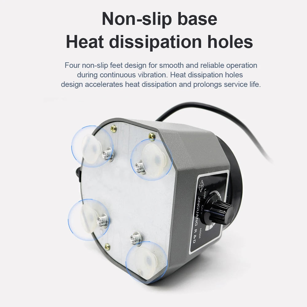 110V/200V Lab Vibrator 4" Oscillator Round Shaker Plaster Vibrator Plate Dental Equipment Machine Roundness Vibrator Plaster luvshop24