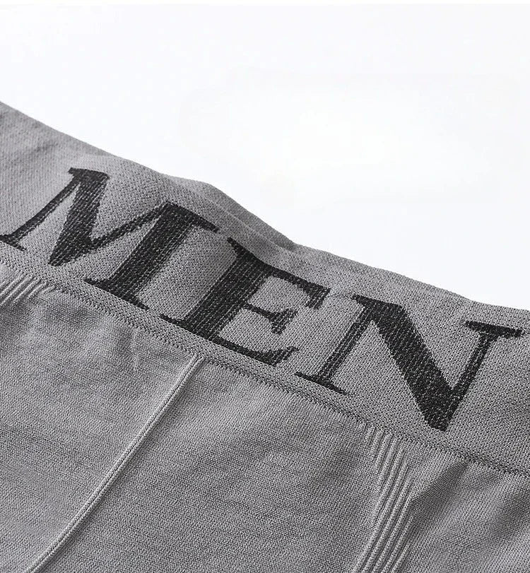 3 Pcs Men's Panties Underwear Boxers Breathable Man Boxer Solid Underpants Comfortable Male Brand Shorts Black Blue Underwear luvshop24