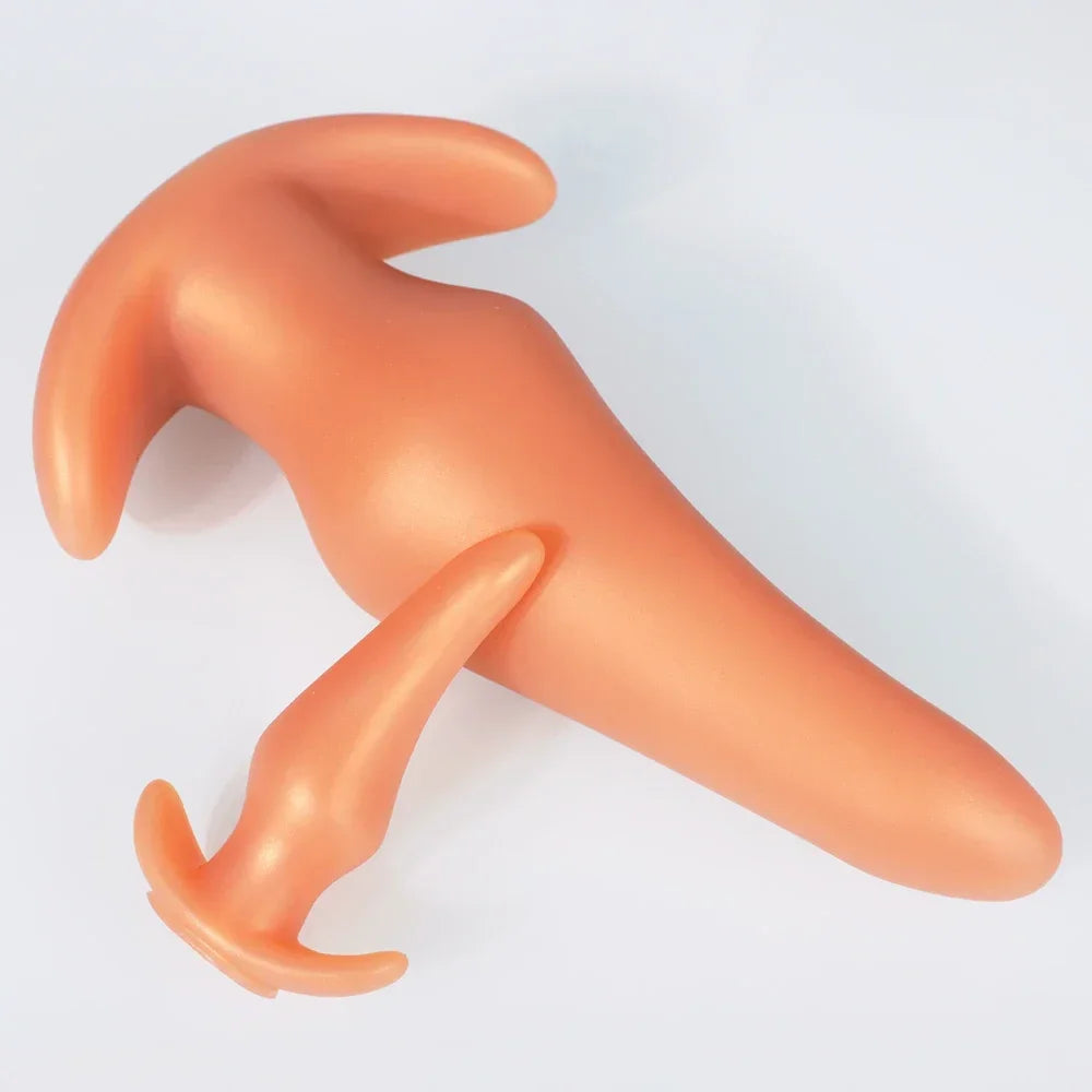 Wearable Anti Drop Soft Anal Plugs Prostate Massage Liquid Silicone Huge Butt Plug Anal Training Comfortable To Wear Butt Plug luvshop24