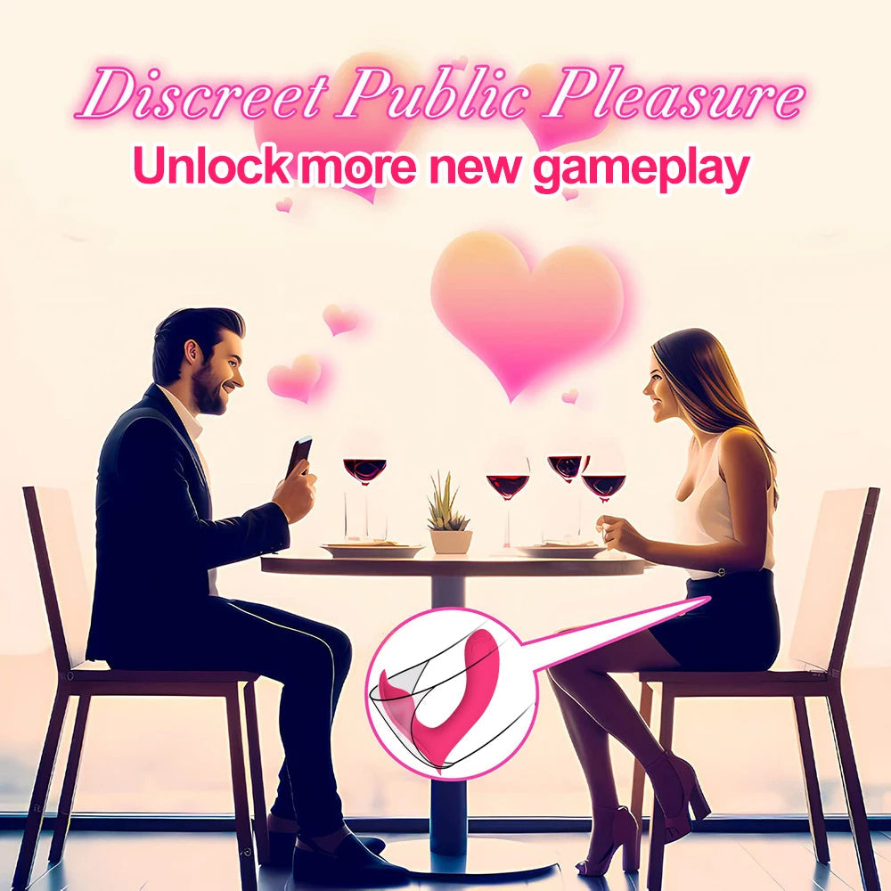 Bluetooth Wearable Vibrator G Spot Clitorial Vaginal Massage Masturbator Vibrador Feminino Sex Toys For Women Vibrating Panties luvshop24