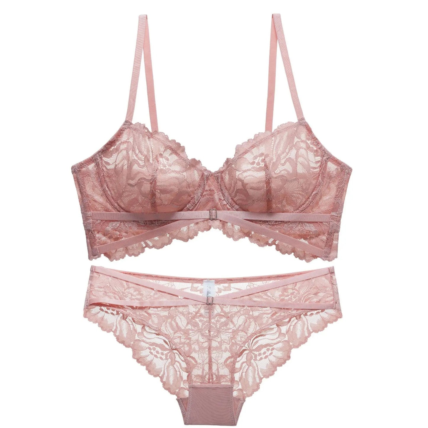 Logirlve Sexy Tоy For Women Bra Set Lingerie Push Up Brassiere Lace Embroidery Underwear Set Ultra-thin Cup Female Lingerie luvshop24