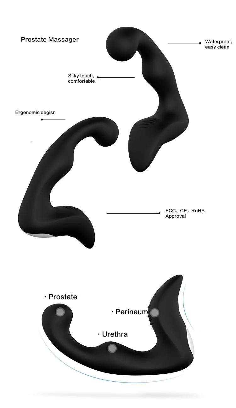 Anal Vibrator Sex Toys For Men/Women Anal Plugs Dildo Vagina Pussy Remote Control Prostate Massager Adult Sex Toys For Men luvshop24