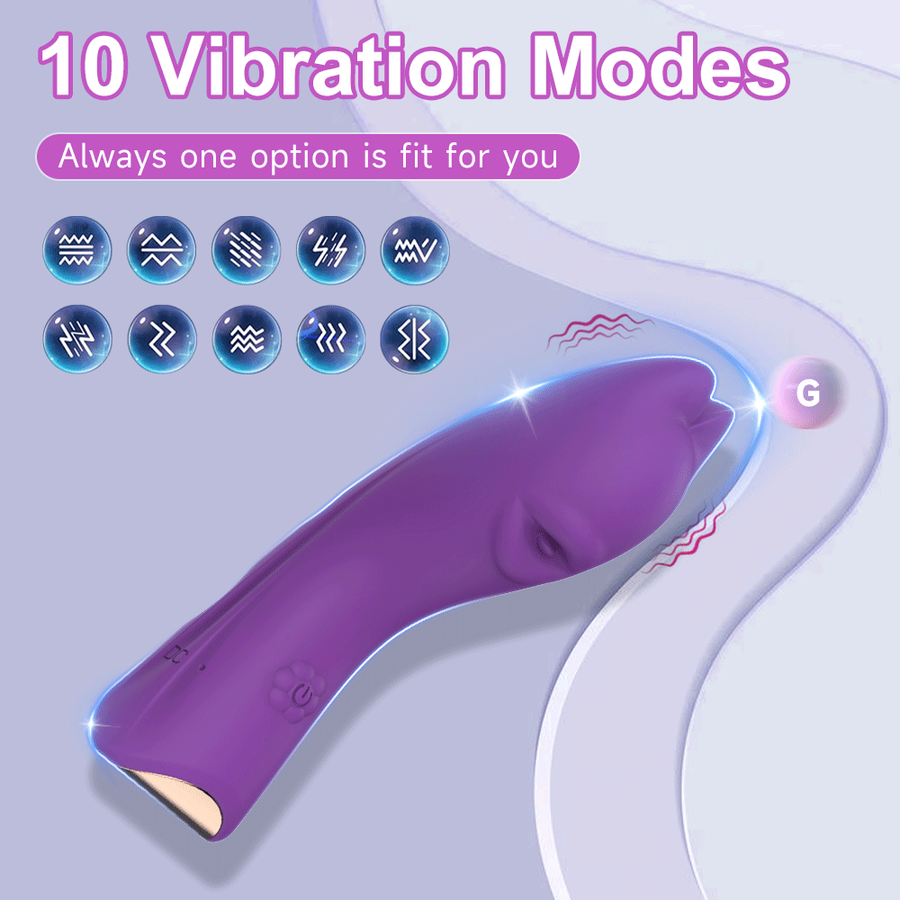 10 Speed G-Spot Finger Vibrator Clitoral Nipple Stimulation Massage Masturbator Suitable for Adult Women or Couples Sex Toy luvshop24