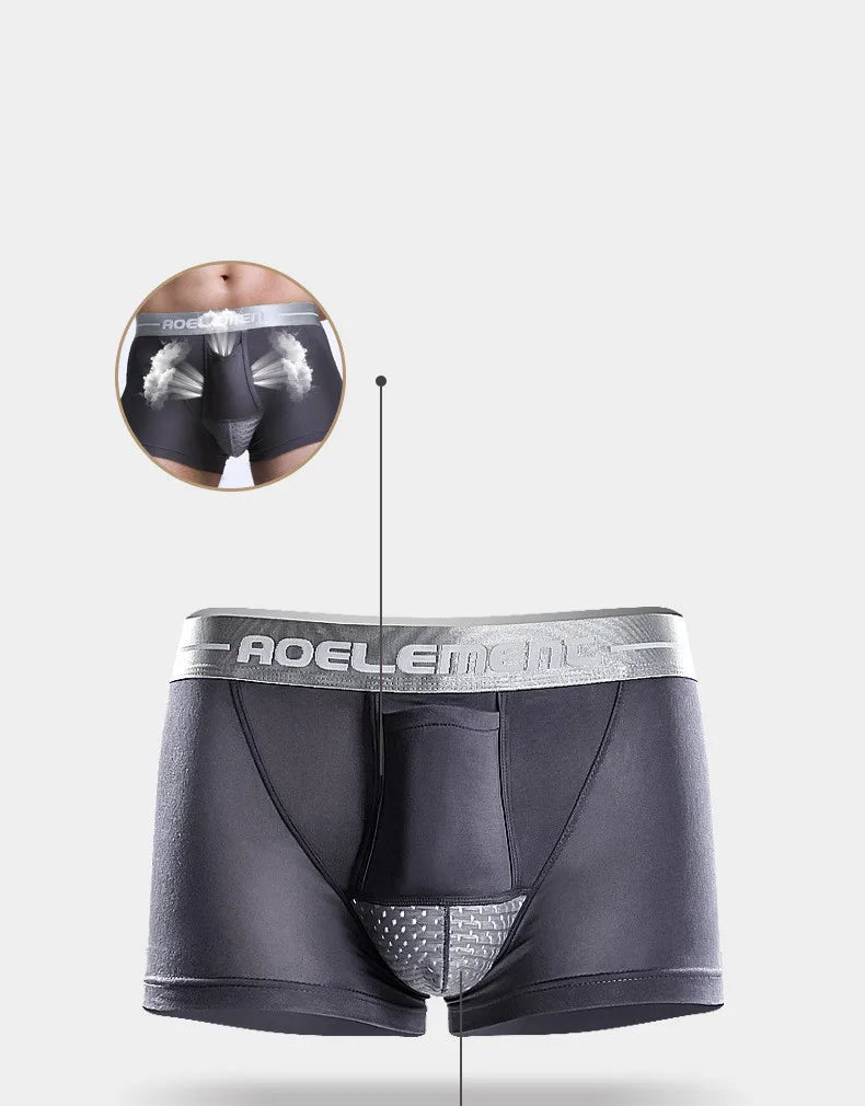 Men's Boxer Shorts Push Up Underwear Modal Underpants Male Brethable Bullet Separation Pouch Panties Cueca Plus Size L-5XL luvshop24