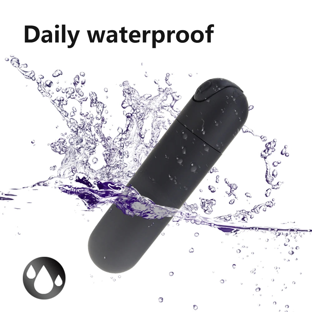 Bullet Vibrator Clitoris and G-Spot Stimulator Nipple Vibrate Massager Vibrating Wand Orgasm Vagina Dildo 10 Speeds for Travel luvshop24