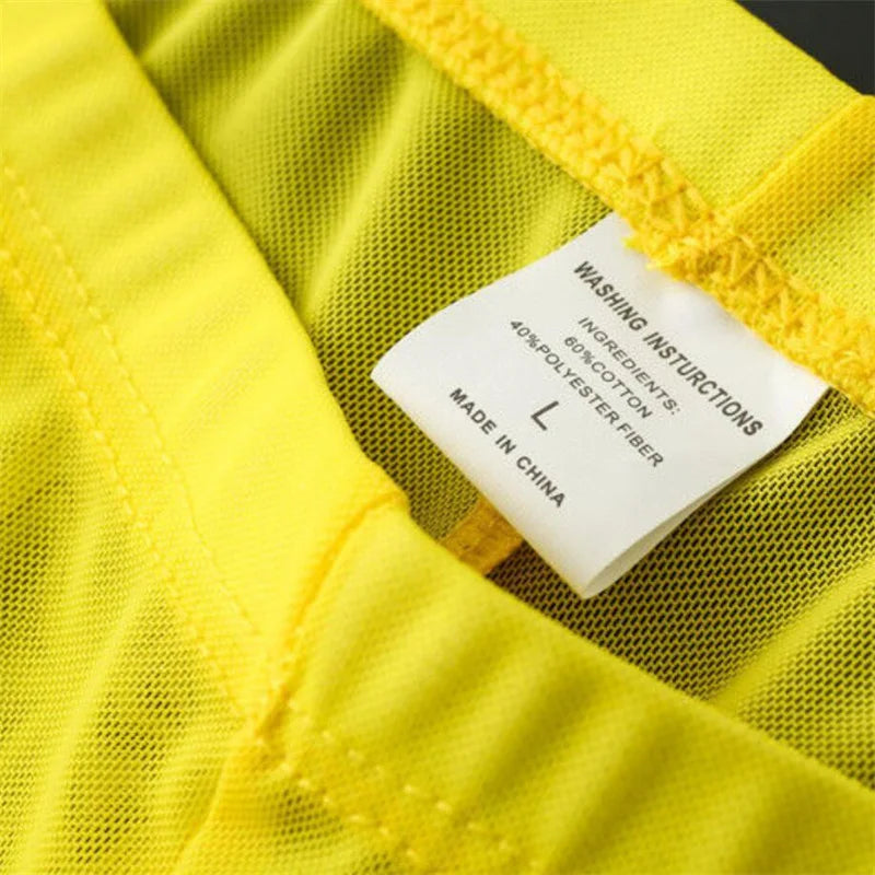 Summer Thin Mesh Mesh Boxers for Men Breathable Seamless Male Panties Transparent Trunk Shorts Mid Waist luvshop24