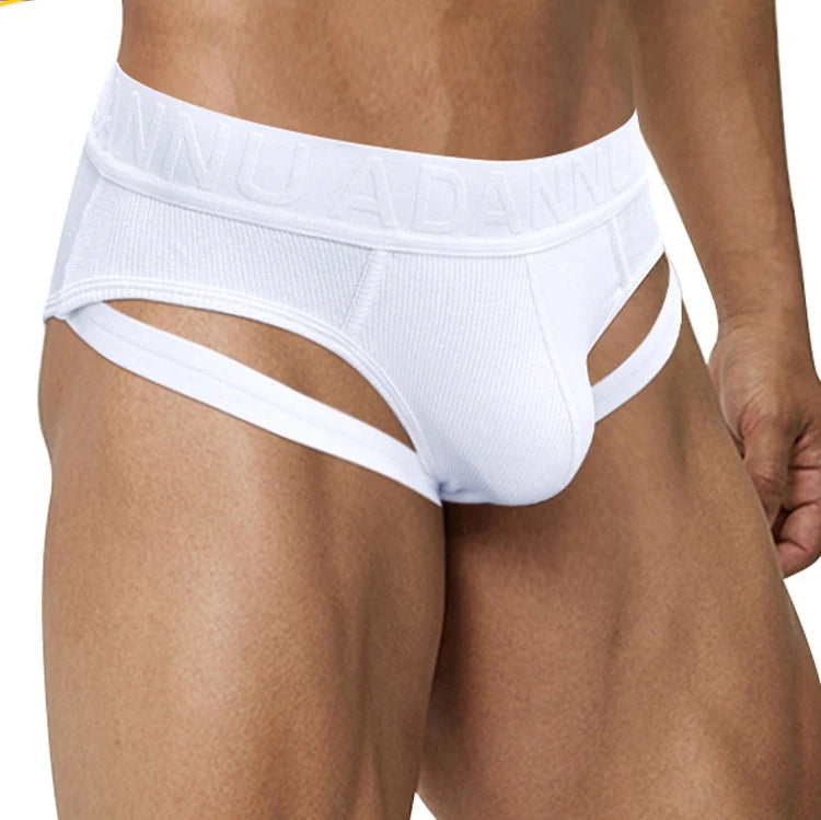 CMENIN Sexy Leg Strap Mens Sports Fitness Briefs Male Underwear Gays Slip Bikini Jockstrap Underpants Cotton Homme Bikini Briefs luvshop24