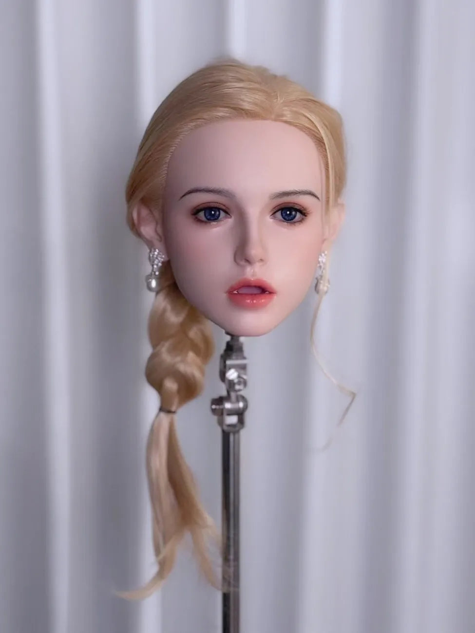 1:1 adult simulation head, with tongue and teeth, real oral cavity, can be used in conjunction with human silicone head for hair luvshop24