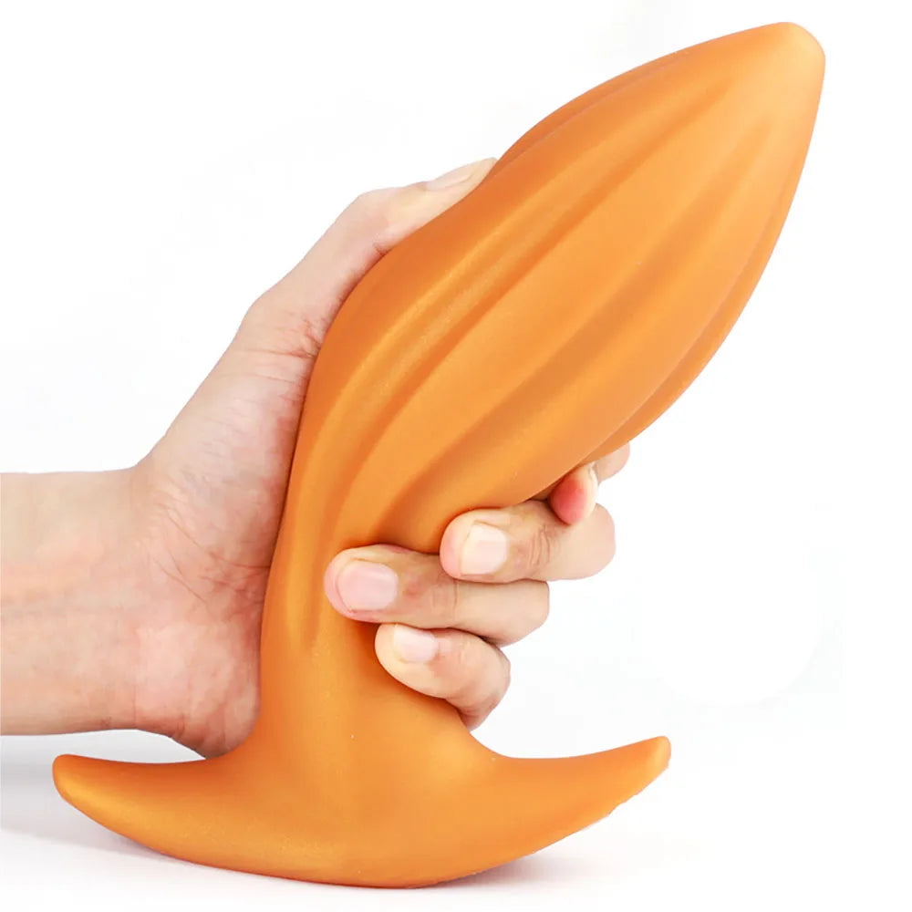 Soft Anal Plugs for Gay Men Prostate Massage Liquid Silicone 35-80mm Huge Butt Plug Anal Training Comfortable To Wear But Plug luvshop24
