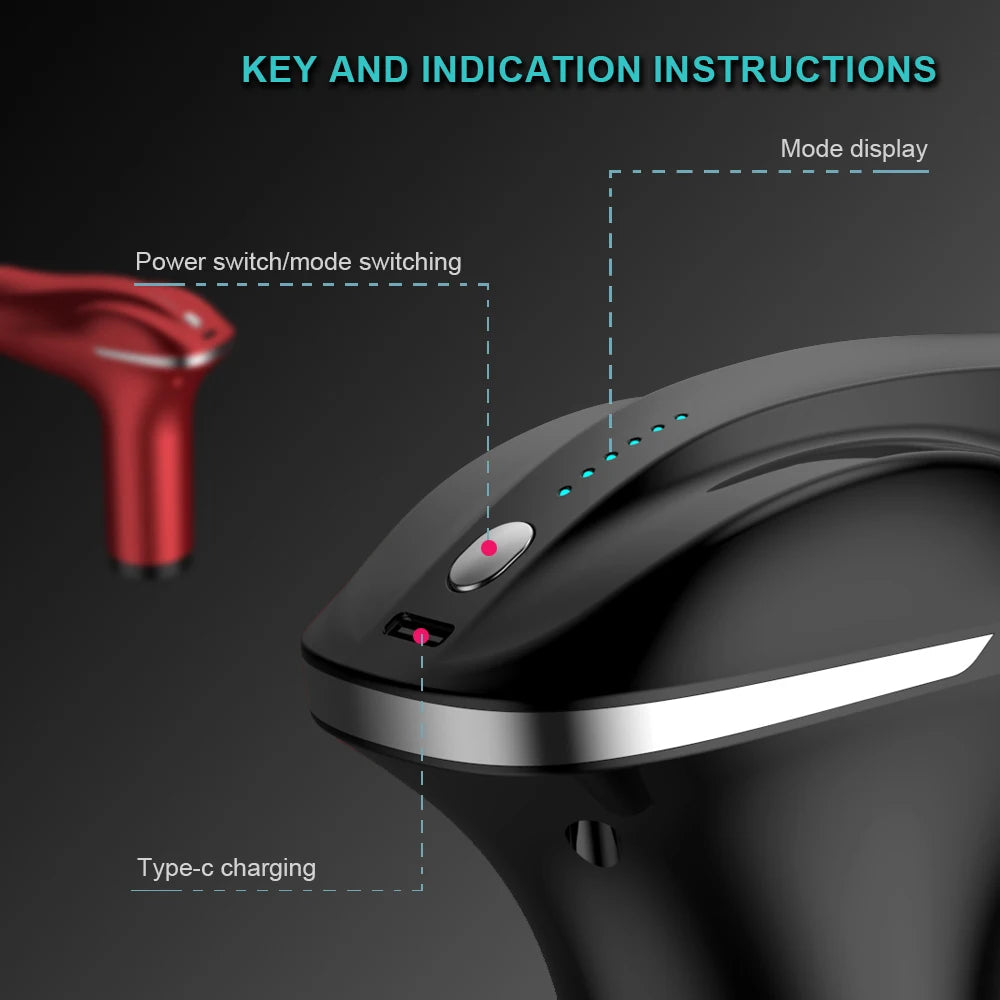 Fascia Massge Gun Vibration Deep Tissue Muscle Relaxation Massager Portable Fitness Device For Body Arm Neck Male Entertainment luvshop24