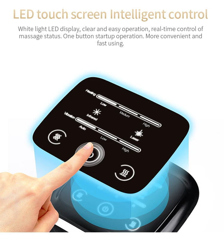 Multifunctional Smart Cordless Knee Massager Vibration Knee Relaxing Massage Machine Joint Knee Device Gifts for Grandma Grandpa luvshop24