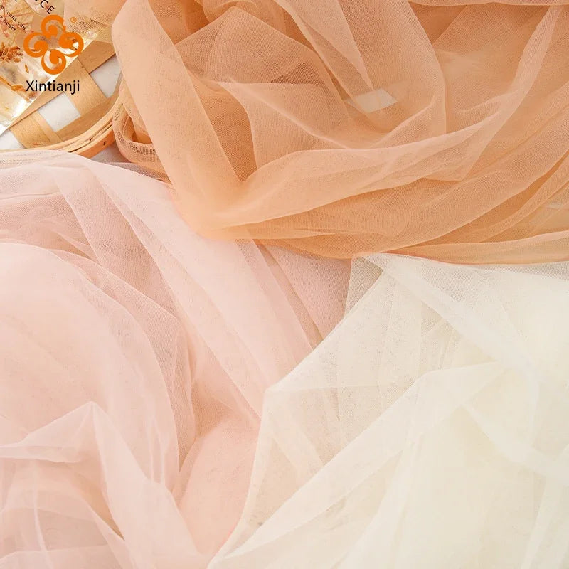 0.5/2/5m Low Stretch Corsetry Fabric Premium Strong Net Soft Nude Tulle for Corset,Power Mesh,DIY Women Dress,Bridal Veil Sewing luvshop24
