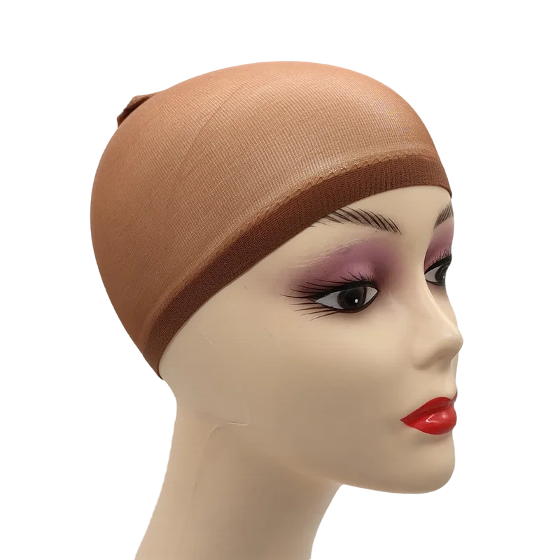2pcs/Bag Top Stocking Wig Cap Hair Net For Weave Hair Wig Nets Black Brown Stretch Mesh Wig Cap For Making Wigs luvshop24