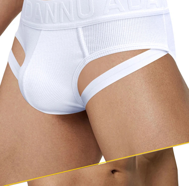 CMENIN Sexy Leg Strap Mens Sports Fitness Briefs Male Underwear Gays Slip Bikini Jockstrap Underpants Cotton Homme Bikini Briefs luvshop24