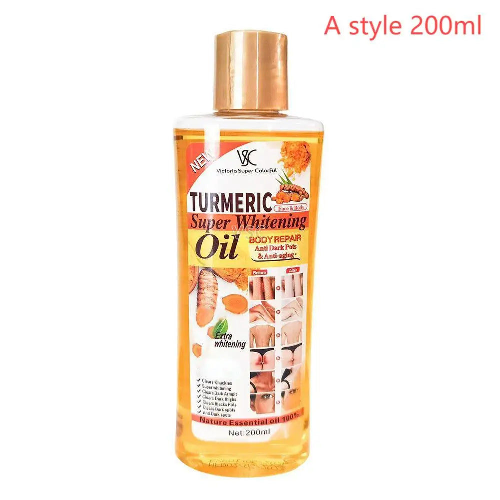 Turmeric Essential Oil Facial Body Massage oil Moisturizing Diffuser Aromatherapy Brightening Smoothing Body Face Skin Care 200m luvshop24