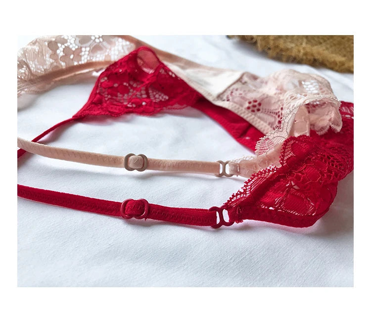 Lace G string Sexy Panties Women Underwear Briefs Hollow Out Thong High Quality Transparent Underpants Lingerie Girls Intimates luvshop24