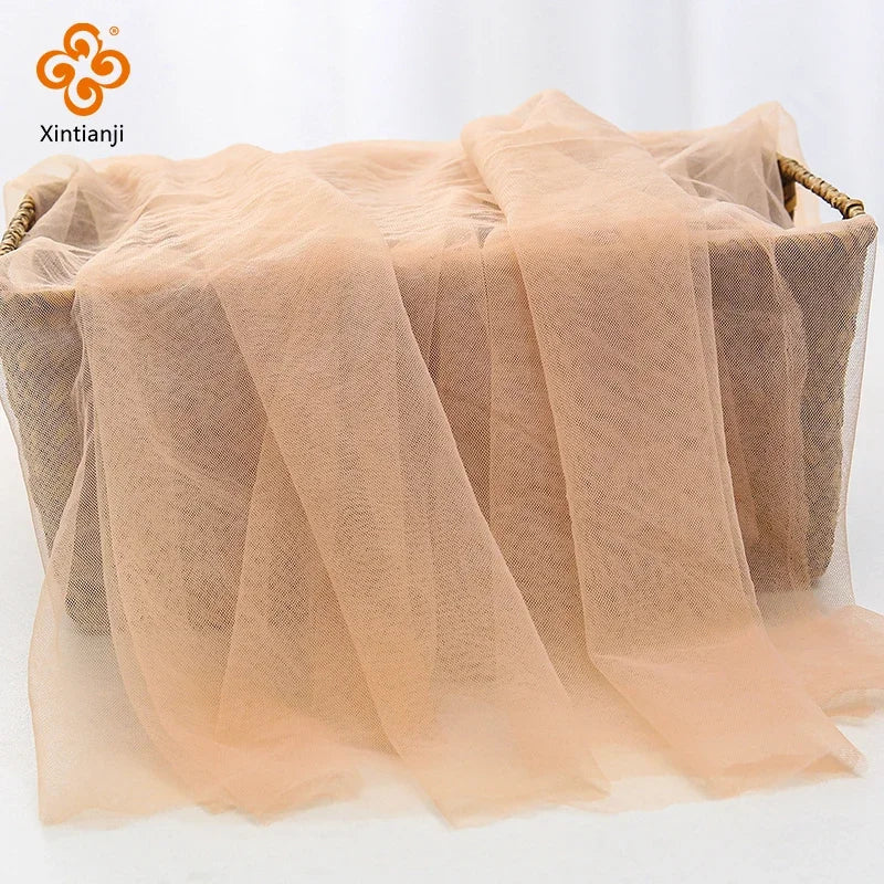 0.5/2/5m Low Stretch Corsetry Fabric Premium Strong Net Soft Nude Tulle for Corset,Power Mesh,DIY Women Dress,Bridal Veil Sewing luvshop24