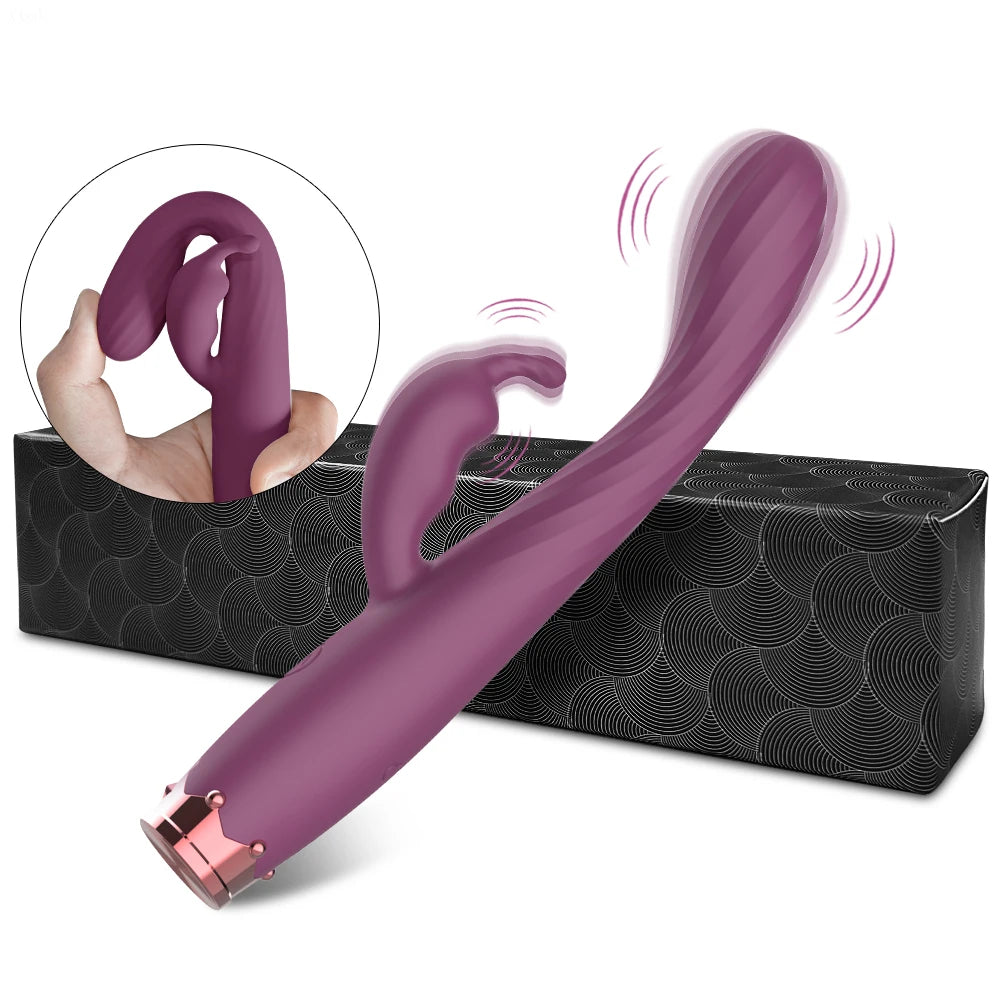 Beginner G-Spot Vibrator for Women Vagina Rabbit Vibrator Clitoris Stimulator Female Masturbator Adult Goods Sex Toy for Women luvshop24