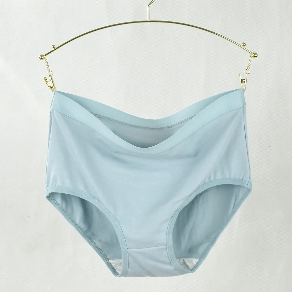6pcs Cotton Underwear Women High Waist Panties Woman Plus Size Intimate Lingerie Female Mom's Briefs Underpants Panti M-3XL luvshop24