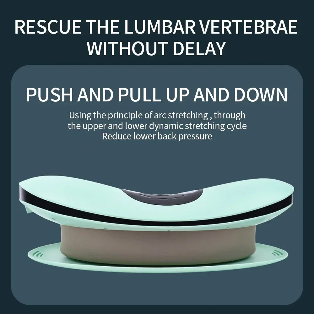 Electric Lumbar Traction Massager Adjustable Vibration Waist Massager Wa ist Spine Support Back Massage Machine Waist masajeador luvshop24