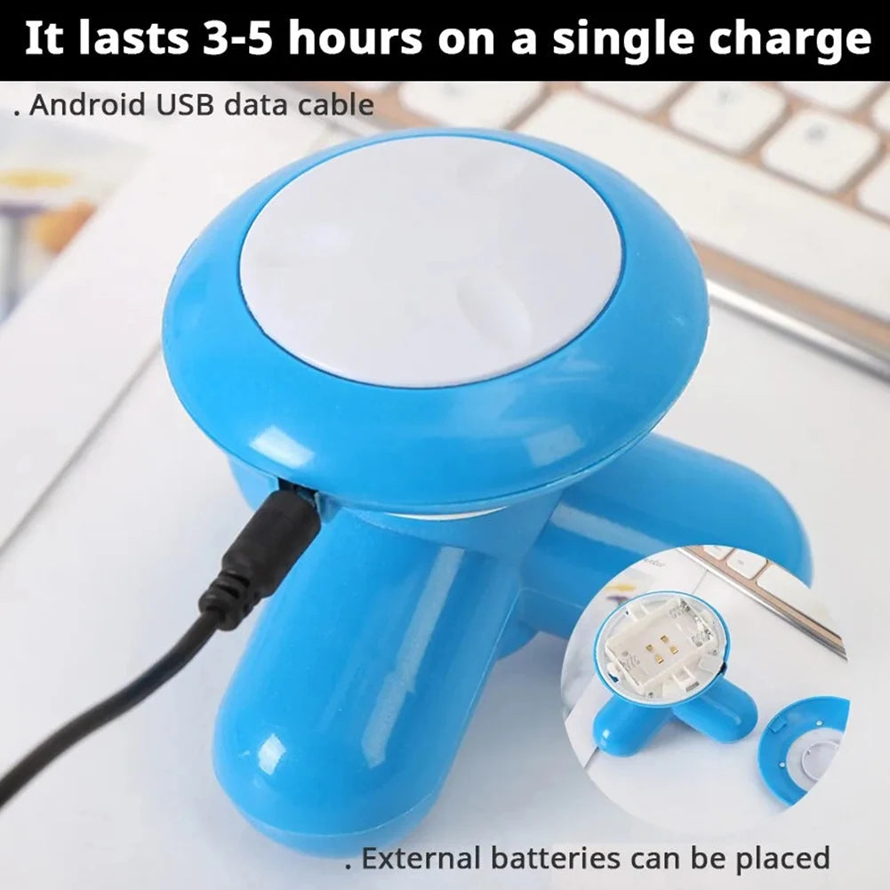 Portable Mini Handheld Wireless Electric MassagerMulti-Purpose Percussion Massager For Hand Leg Foot Neck Shoulder Relaxing luvshop24