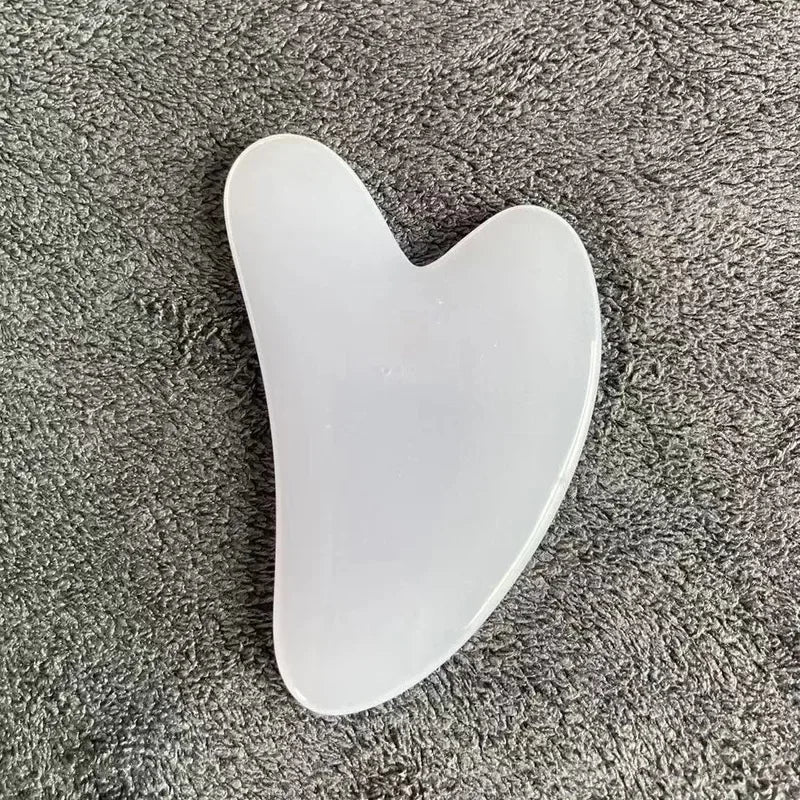 1Pcs Beeswax Guasha Scraping Massage Scraper Face Massager Acupuncture Gua Sha Board Acupoint Face Eye Care SPA Massage Tool luvshop24