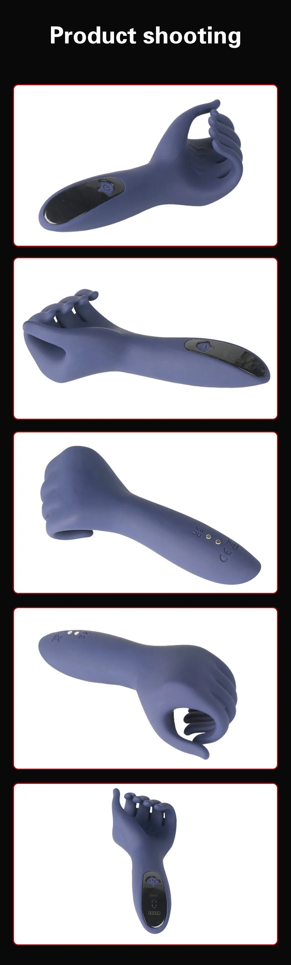 Glans Trainer for Men Powerful Vibrating Penis G Spot Masturbator Soft Fingertip Prolong Endurance Massage Vibrator Erotic Toys luvshop24