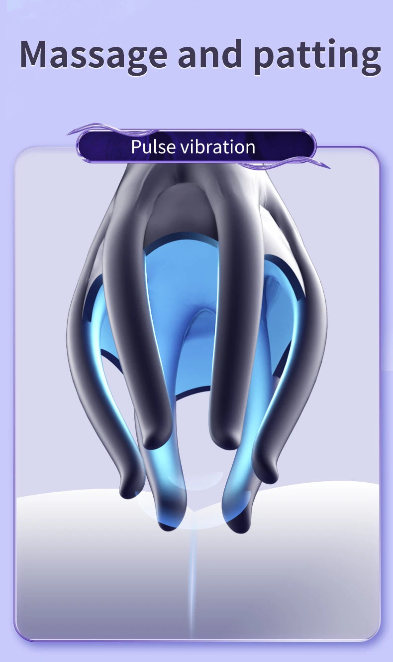 Powerful Vibrating Glans Trainer for Men Masturbator Penis G Spot Soft Fingertip Prolong Endurance Massage Vibrator Erotic Toys luvshop24