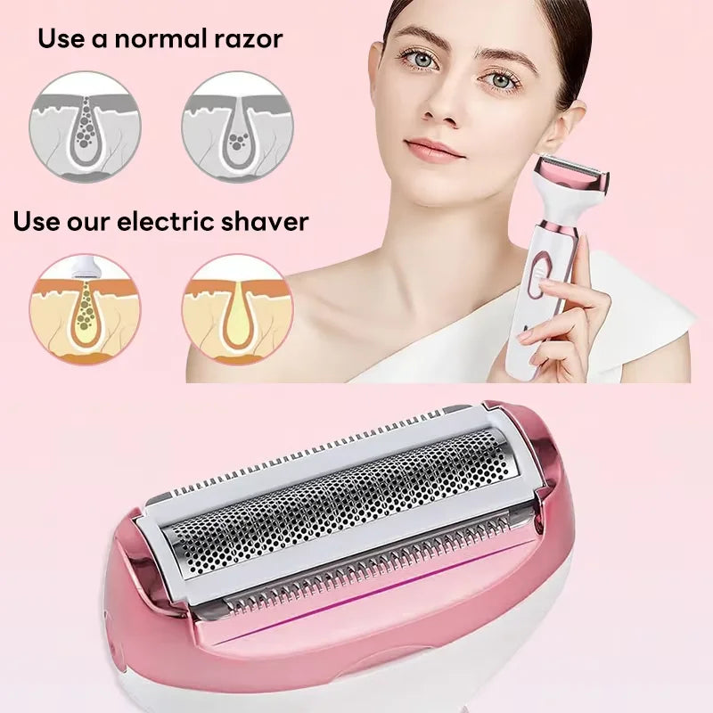 4 In 1 Portable Electric Haircut Trimmer epilator woman facial intimate area for body hair removal Gifts For Women luvshop24