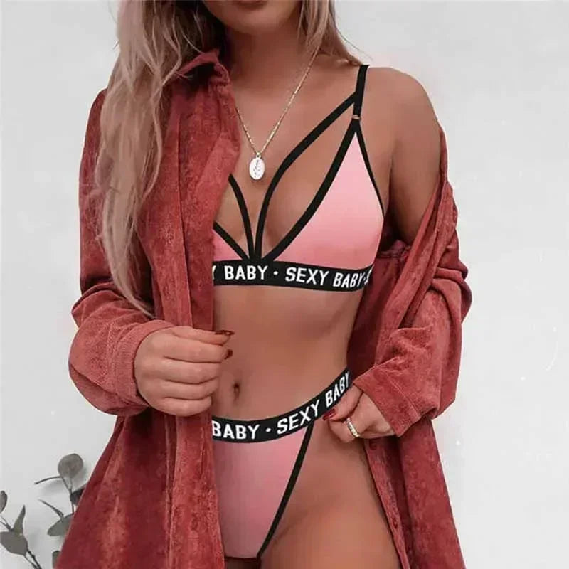 Sexy Lingerie Woman Hot Erotic Underwear Babydoll Sleepwear Teddy Sexi Lenceria Porno Costumes Lace Lingerie Set luvshop24