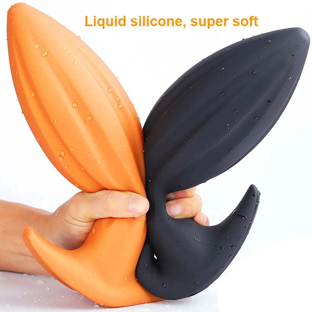 Soft Anal Plugs for Gay Men Prostate Massage Liquid Silicone 35-80mm Huge Butt Plug Anal Training Comfortable To Wear But Plug luvshop24