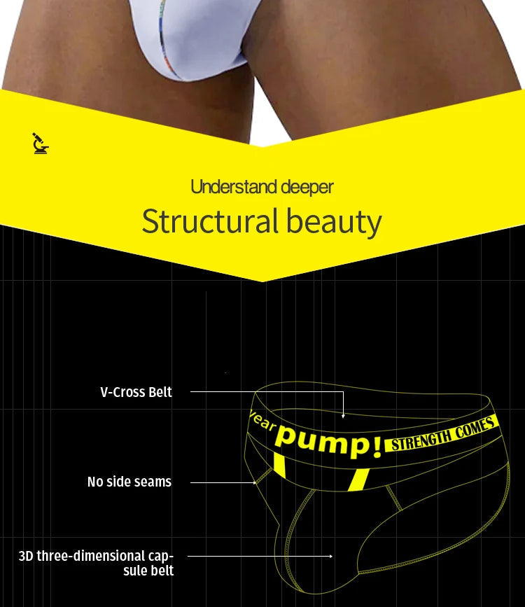 Mens Sexy Briefs Underwear Modal Comfortable Breathable Bikini Jockstrap Lingeries for Men Male Panties Calzoncillos Slip Hombre luvshop24