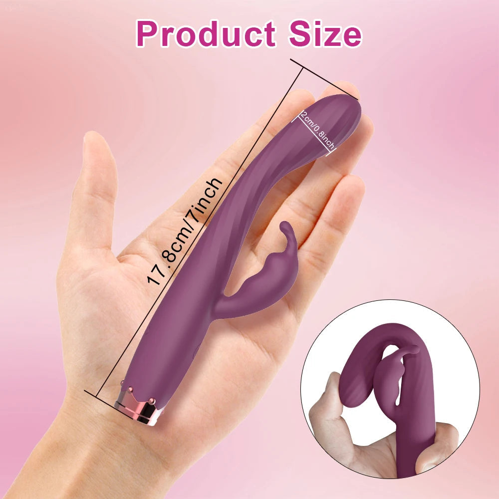 Beginner G-Spot Vibrator for Women Vagina Rabbit Vibrator Clitoris Stimulator Female Masturbator Adult Goods Sex Toy for Women luvshop24