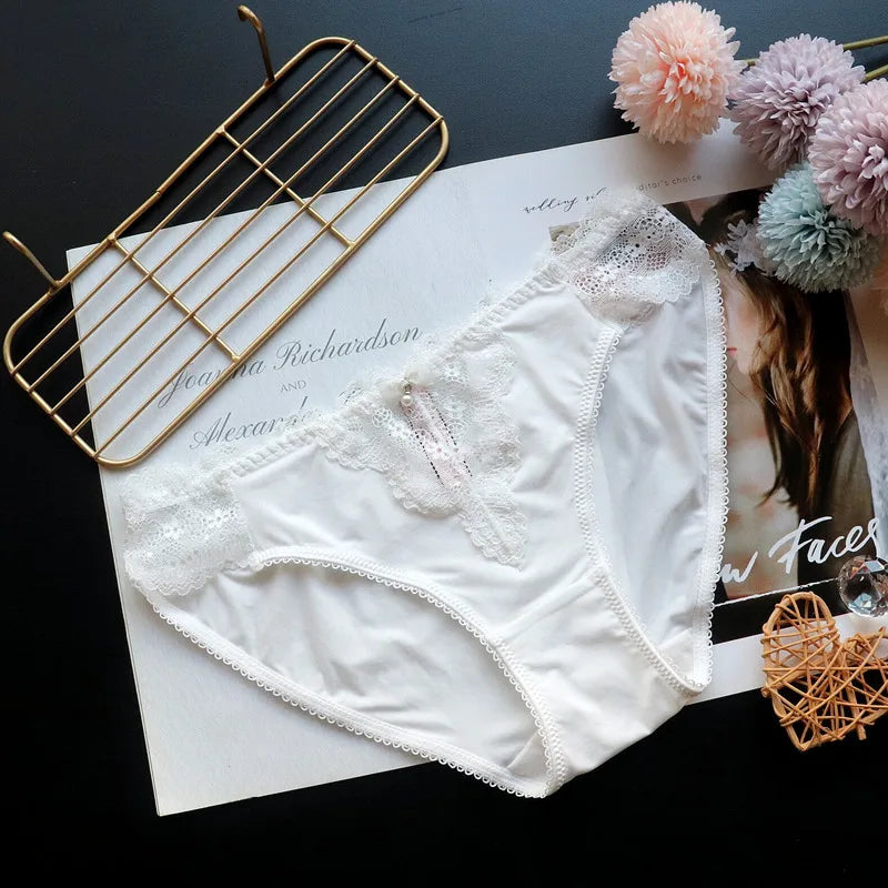 Women's Underwear Panty Sexy Lace Panties Low Waist Seamless Comfort Briefs Woman Fashion Underpants Female Lingerie luvshop24