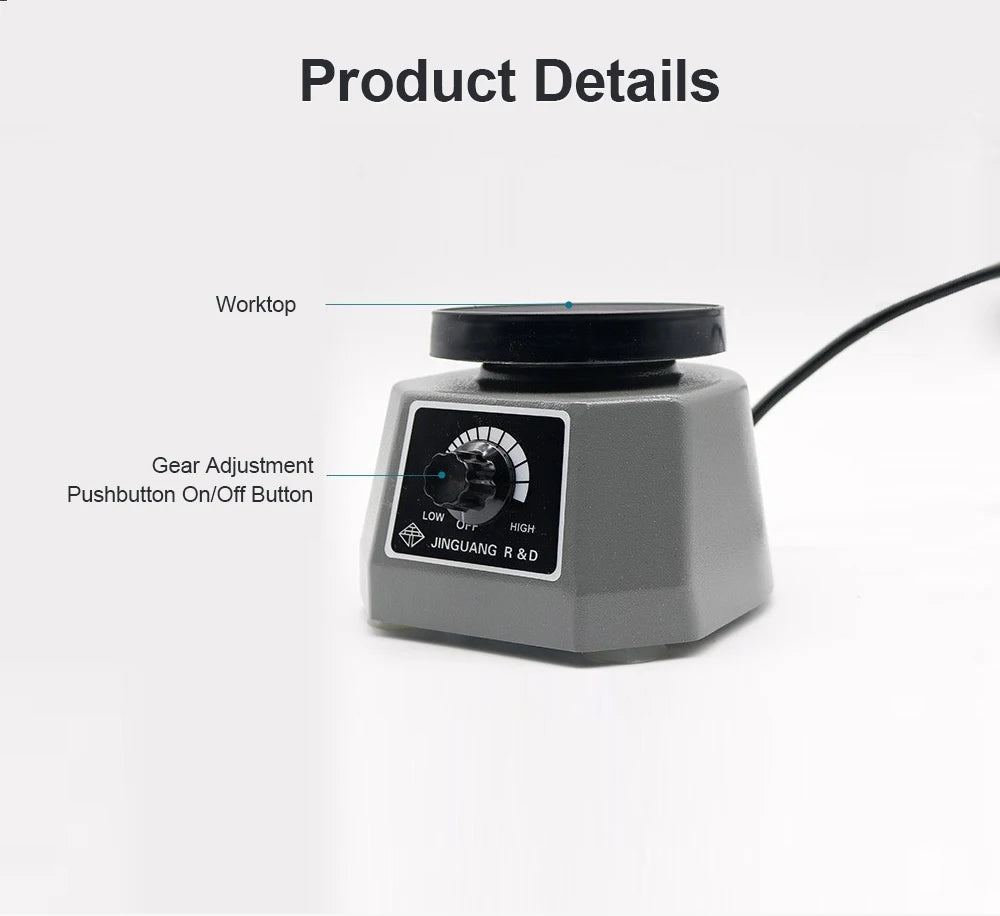 110V/200V Lab Vibrator 4" Oscillator Round Shaker Plaster Vibrator Plate Dental Equipment Machine Roundness Vibrator Plaster luvshop24
