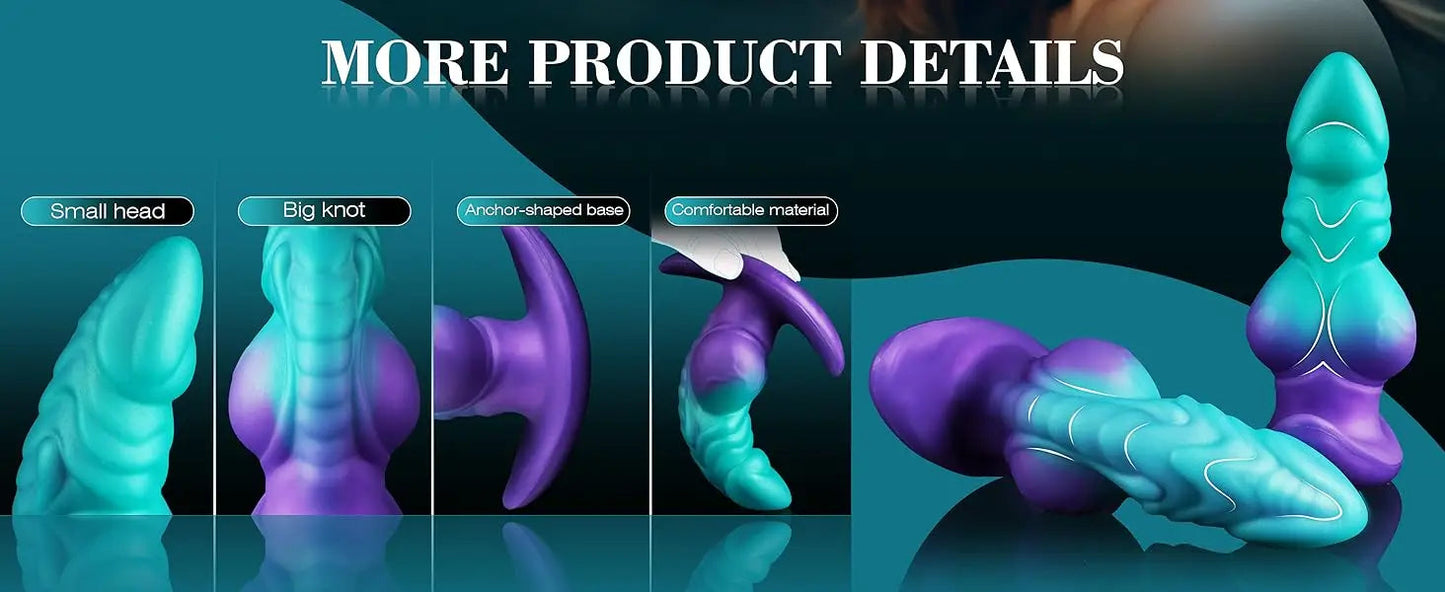 Wearable Anti Drop Soft Anal Plugs Prostate Massage Liquid Silicone Huge Butt Plug Anal Training Comfortable To Wear Butt Plug luvshop24