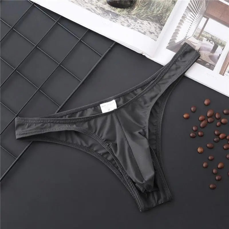 Sexy Men Briefs Silky Penis Mix-Colors Bikini Pouch Panties Underwear Sissy Mens G Strings Thongs Sexy Gays Men Underwear luvshop24