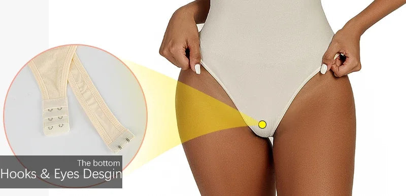 Womens Sexy Bodysuits Tummy Control Thong Shapewear Waist Trainer Corset Adjustable Strap Fajas Soft Sleeveless Lingerie Push Up luvshop24