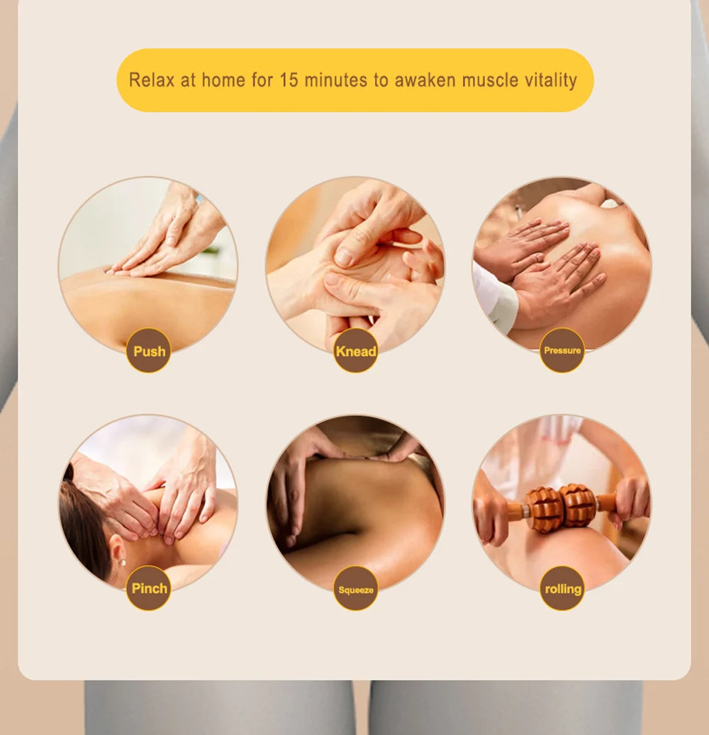 Portable Massager, Waist Massager, Full-body Muscle Relaxer, Car-portable Backrest Vibration Comfort Massager luvshop24
