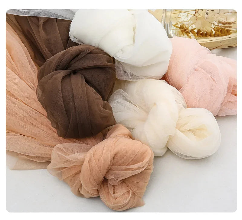 0.5/2/5m Low Stretch Corsetry Fabric Premium Strong Net Soft Nude Tulle for Corset,Power Mesh,DIY Women Dress,Bridal Veil Sewing luvshop24