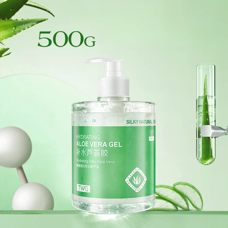Aloe Vera Gel 500g Large Bottle Moisturizing Aloe Gel Large Capacity Hydrating and Moisturizing luvshop24