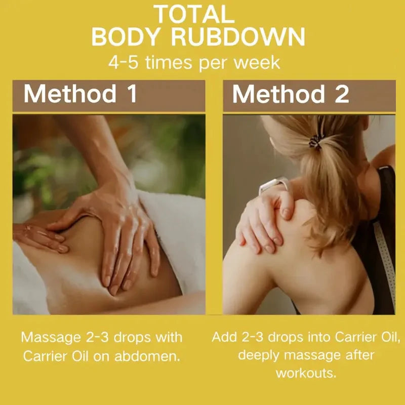 Ginger Essential Oil Massage Oil Is Moisturizing, Non-Greasy, Suitable for Both Men and Women. It Contains Camellia and Almond Oil to Make Your Ideal Massage Bath, Body and Hair Care. luvshop24