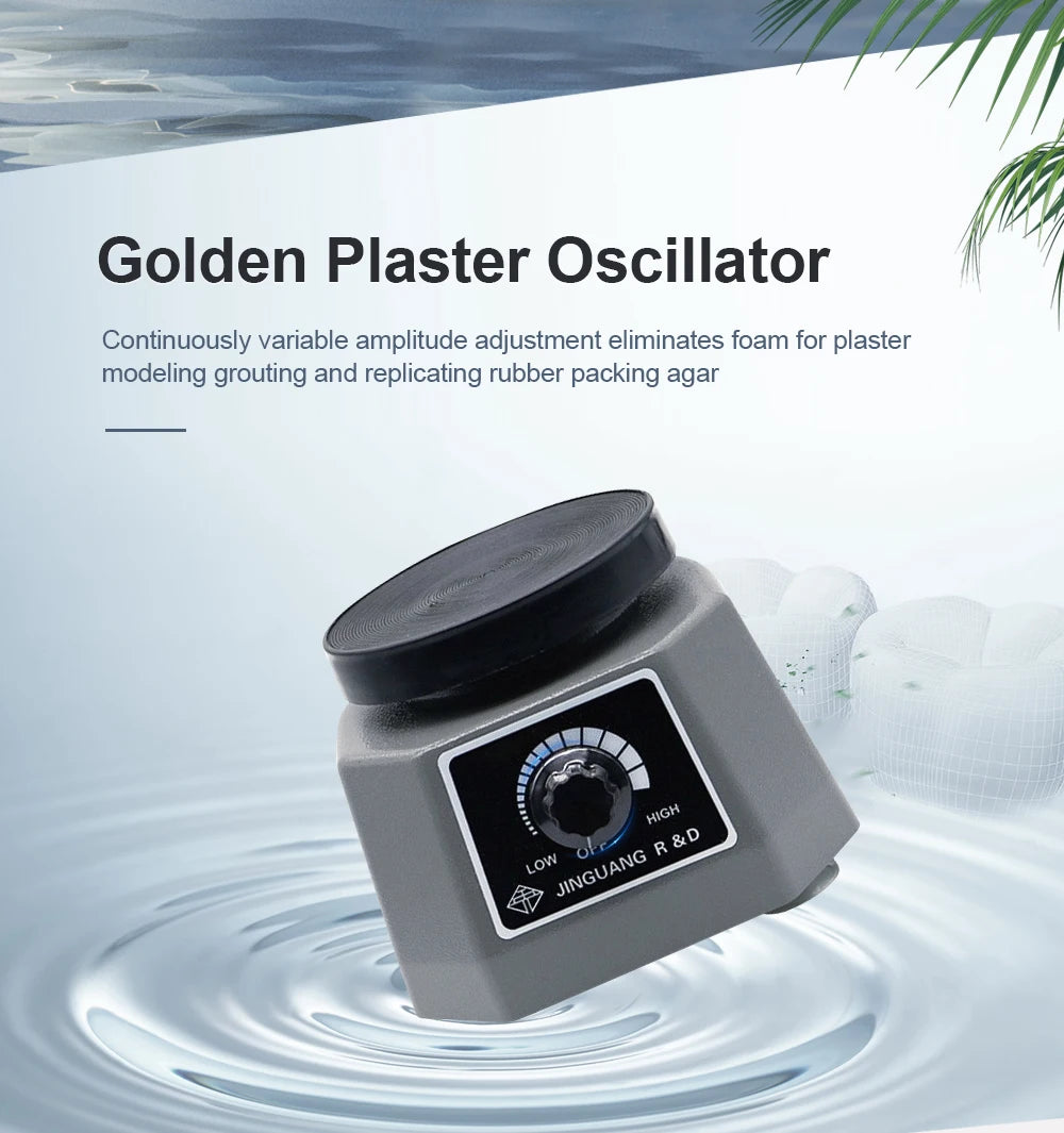 110V/200V Lab Vibrator 4" Oscillator Round Shaker Plaster Vibrator Plate Dental Equipment Machine Roundness Vibrator Plaster luvshop24